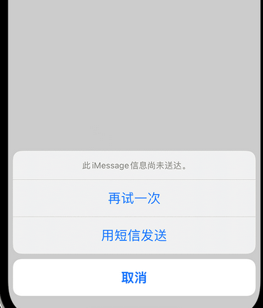 阳原apple维修iPhone上无法正常发送iMessage信息