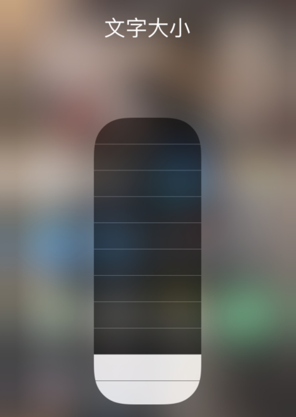 阳原苹果手机维修分享小技巧：在 iPhone 控制中心快速调节字体大小 